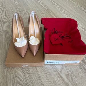 (NEW IN BOX) Christian Louboutin Pigalle Follies in Nude